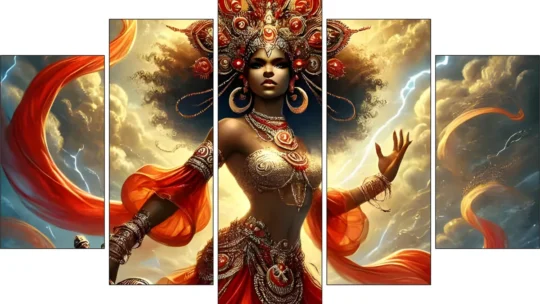 Casa com Axé: Quadros com Orixás Transformam Energia e Decoração